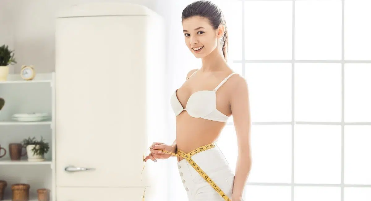 Woman happy with her body with Orbera Weightloss Balloon