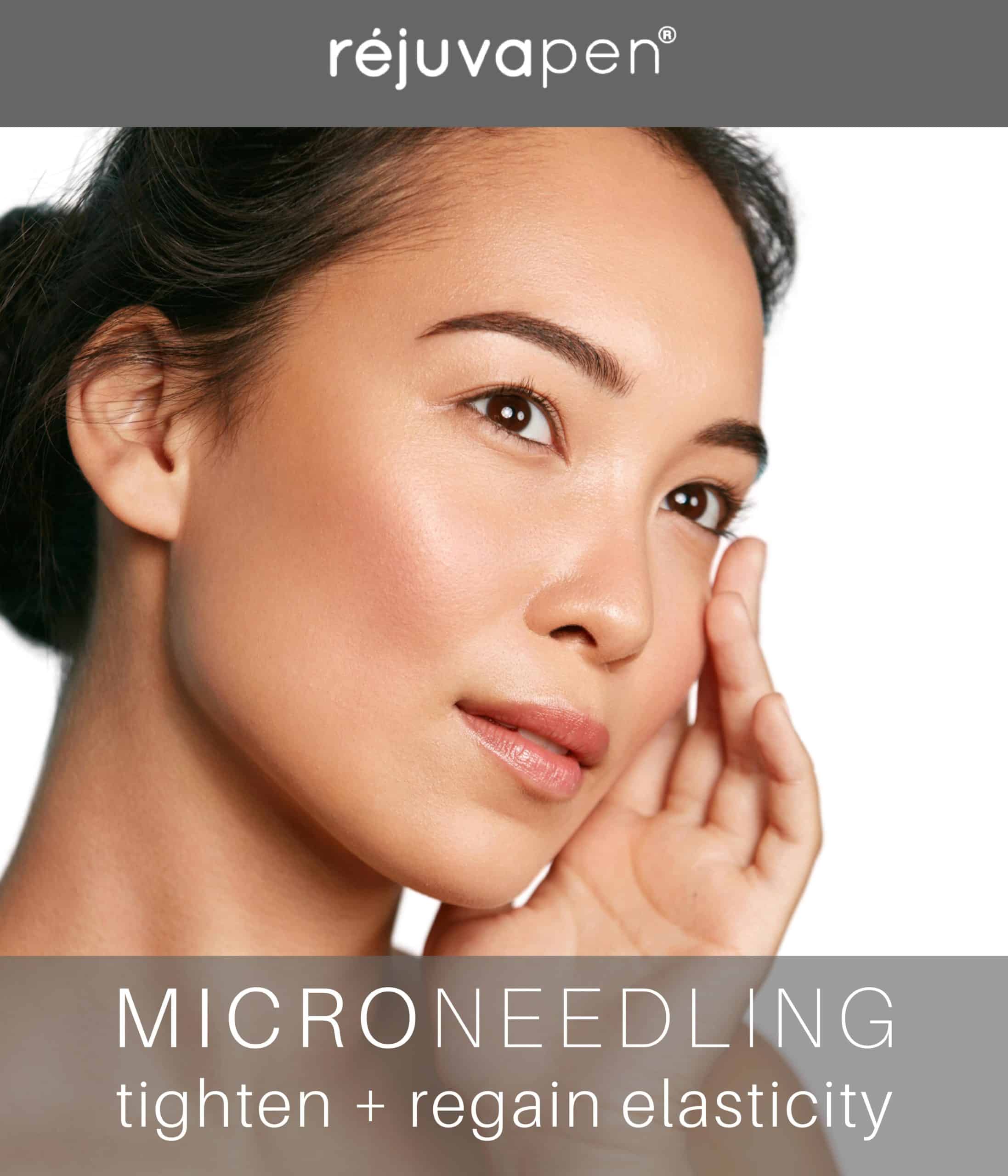 young woman with flawless skin