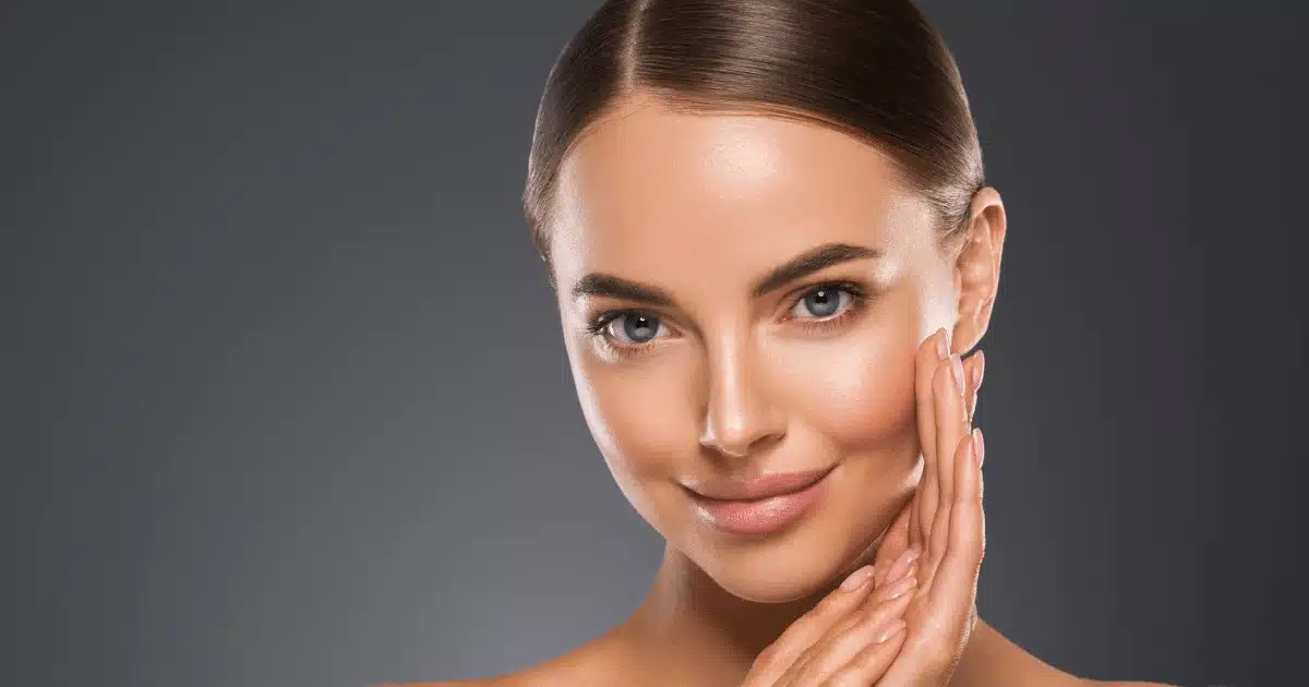 face of a beautiful woman