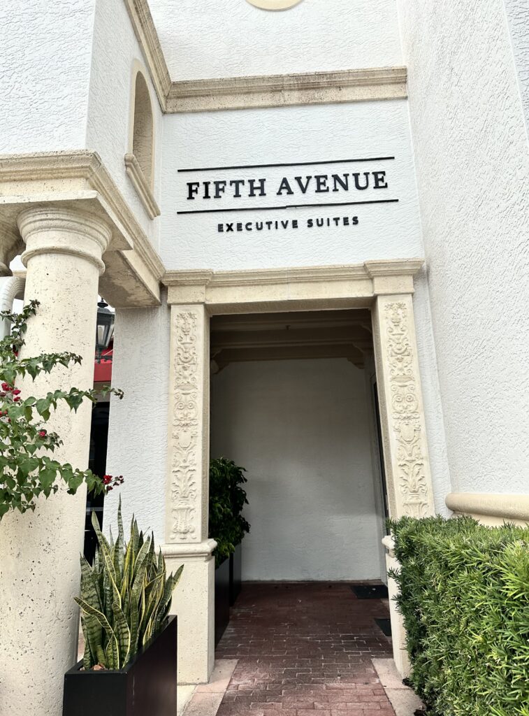 fifth avenue entrance straightened